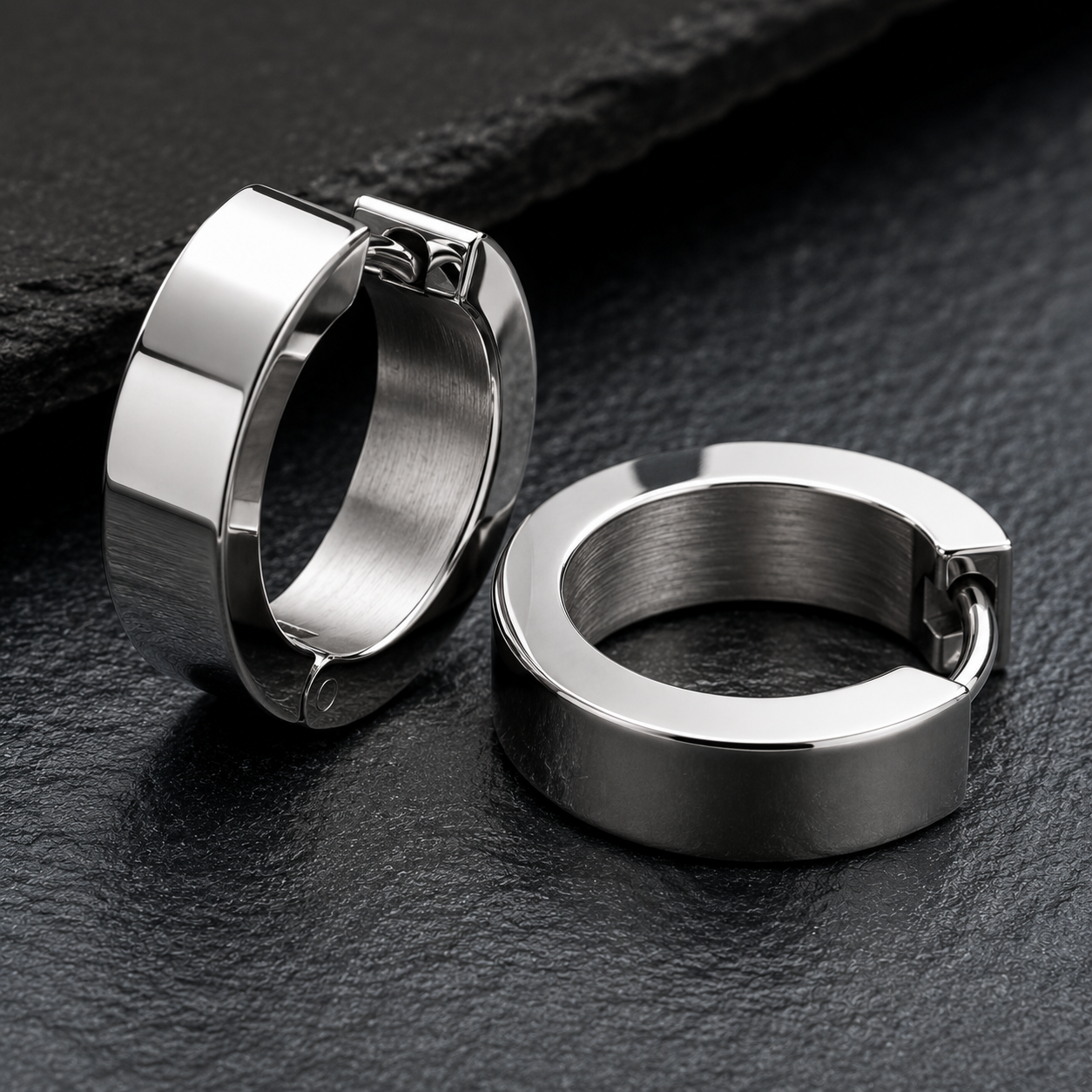 Stainless Steel Hoop Earrings | Alkatran