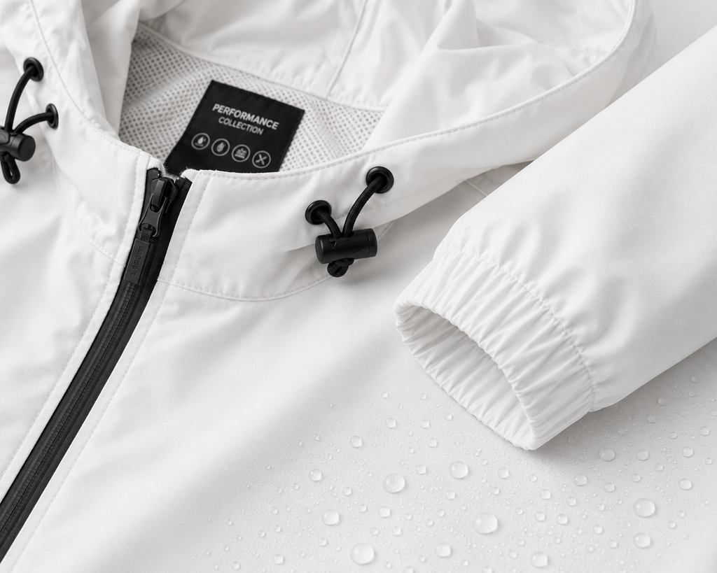 Performance Hooded Jacket – White | Alkatran