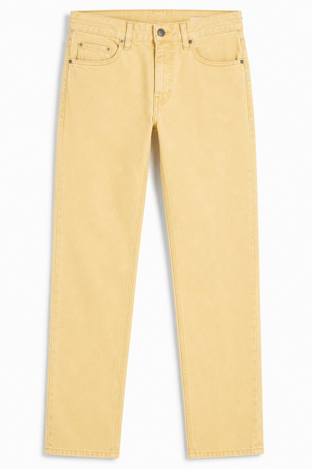 Pastel Yellow Premium Denim Jeans | Alkatran