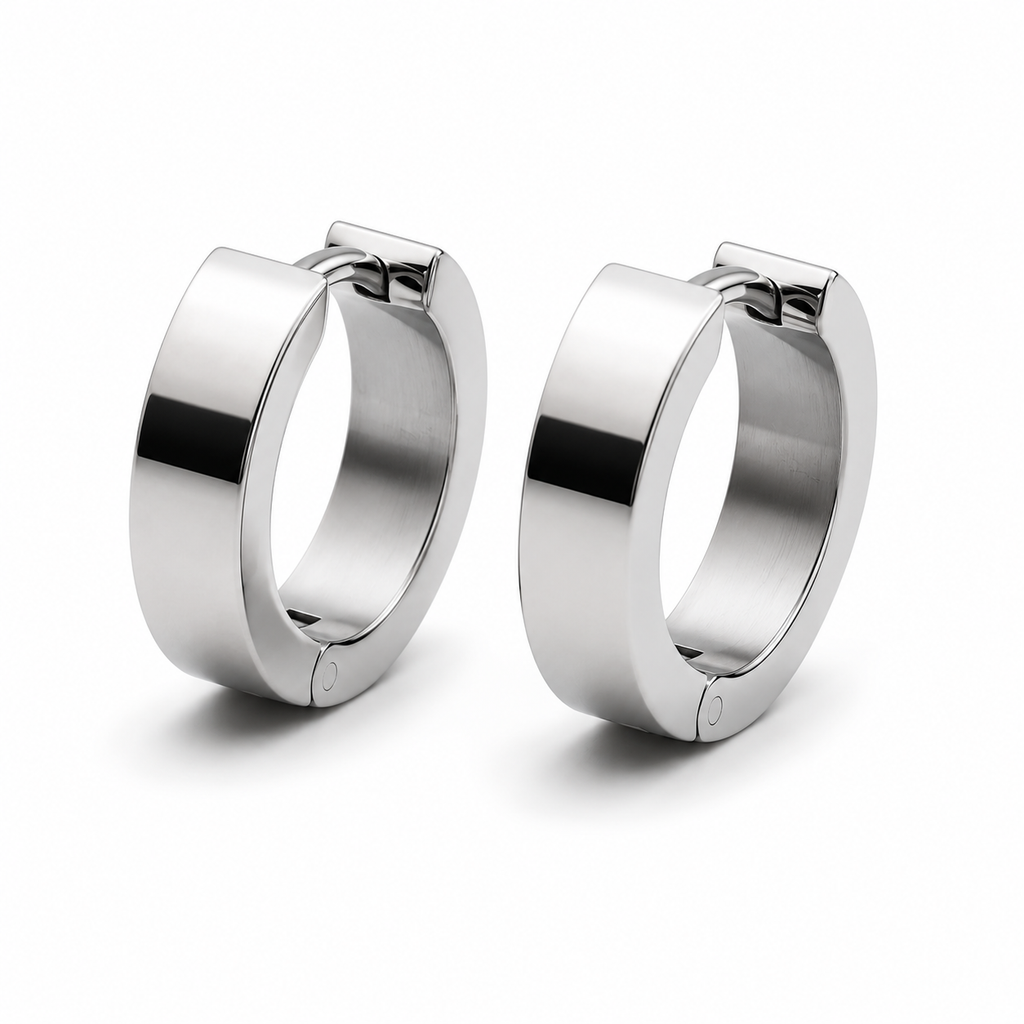 Stainless Steel Hoop Earrings | Alkatran
