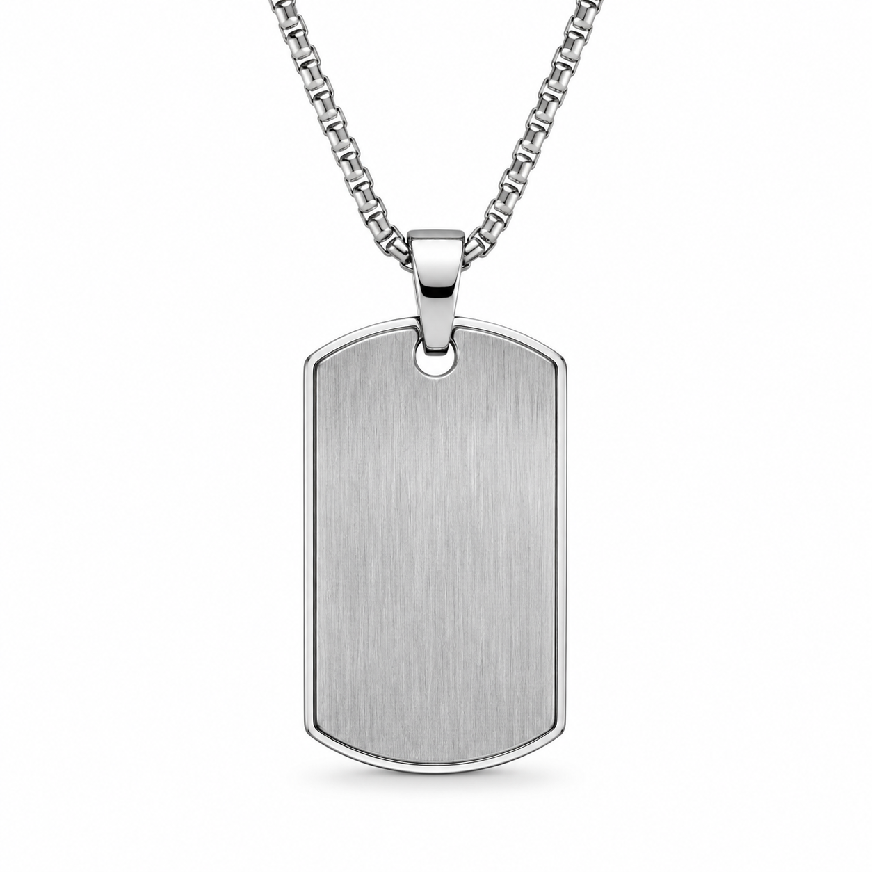 Stainless Steel Dog Tag Pendant | Alkatran
