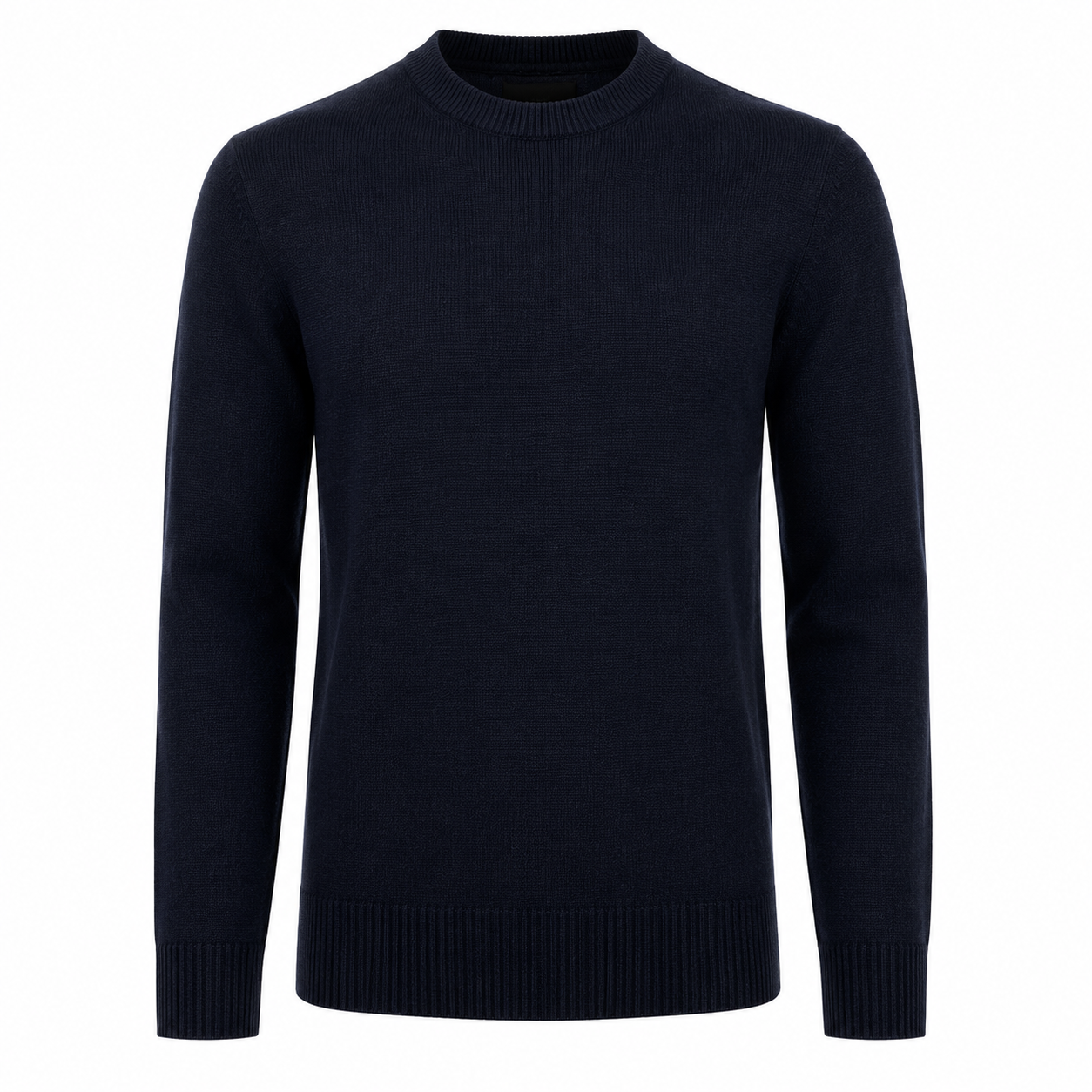 Navy Merino Knit Sweater | Alkatran
